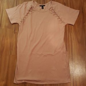 FOREVER 21 | Women's Dusty Pink Shirt Dress